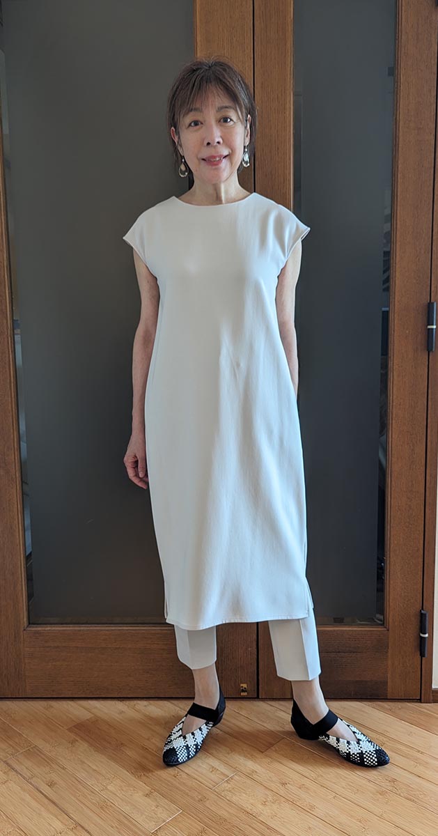 センタープレスパンツをプラス