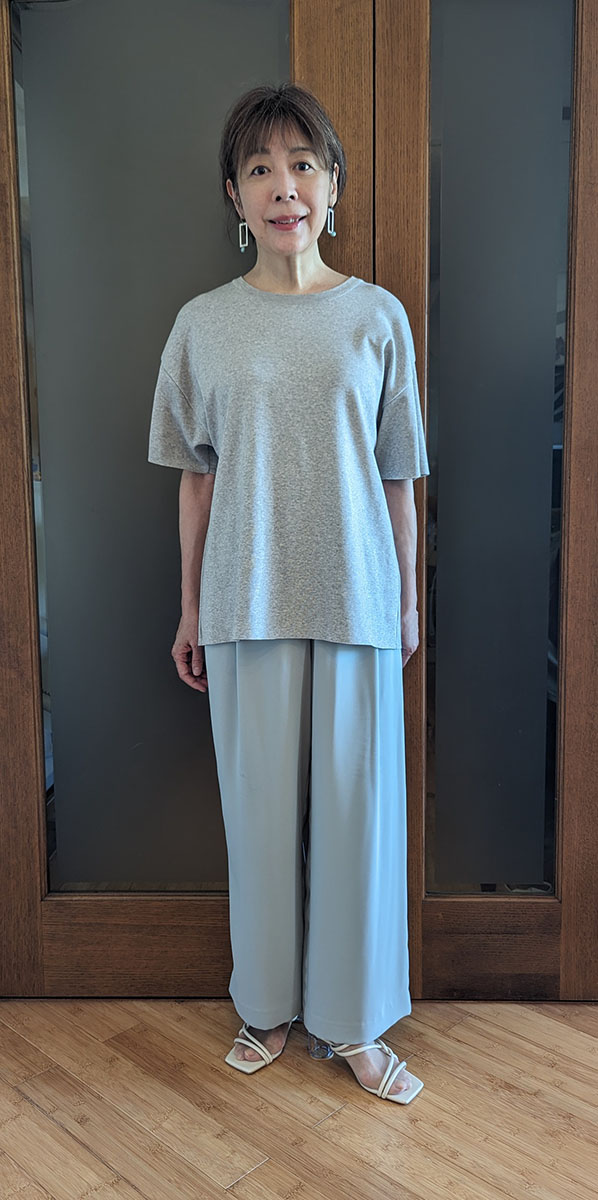 ビッグシルエットニットソー