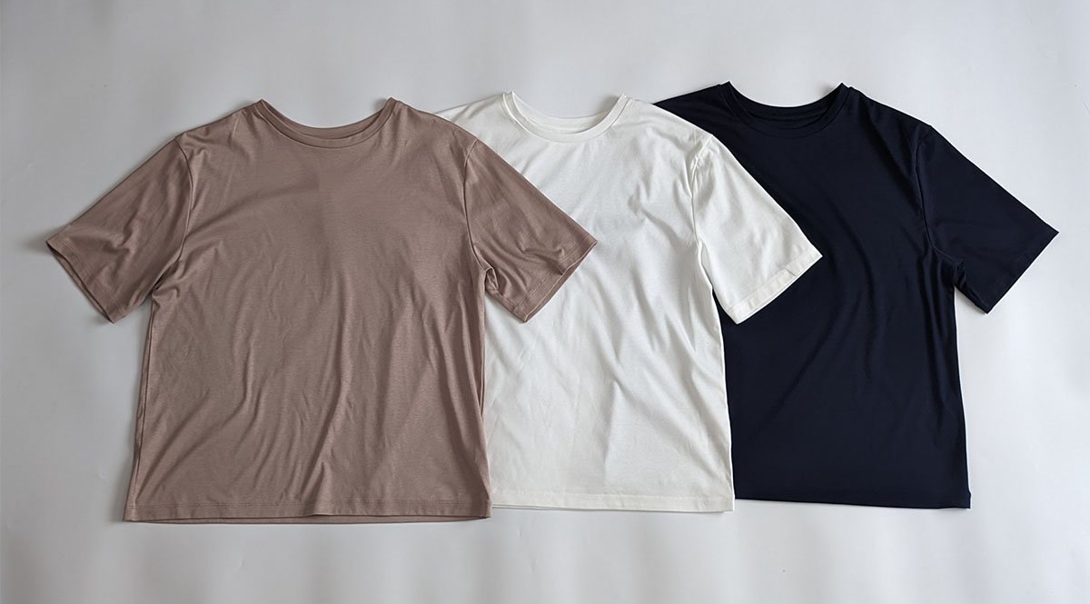 クルーネックTシャツ