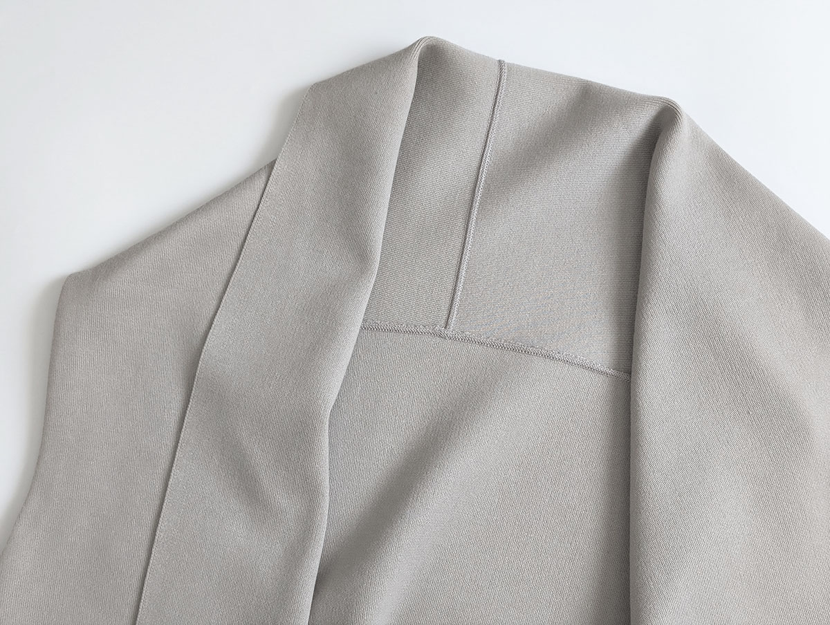 ウール混ニットジレ