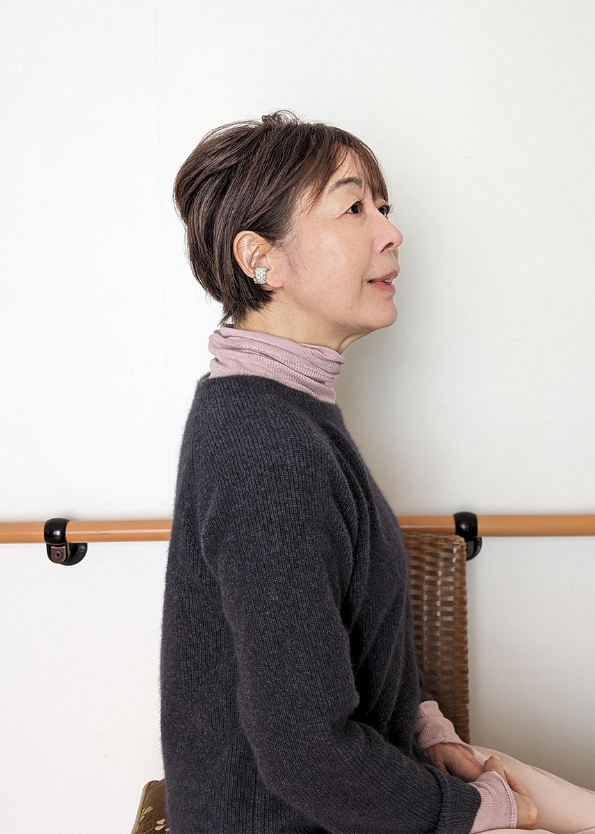 カシミヤ混タートル&フォックス混プルオーバー