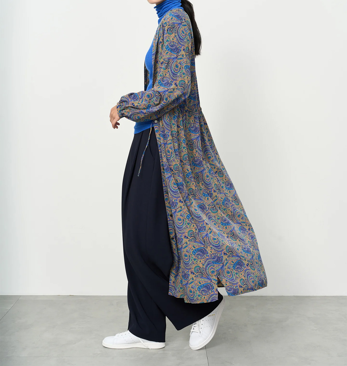 ペイズリー柄ワンピース