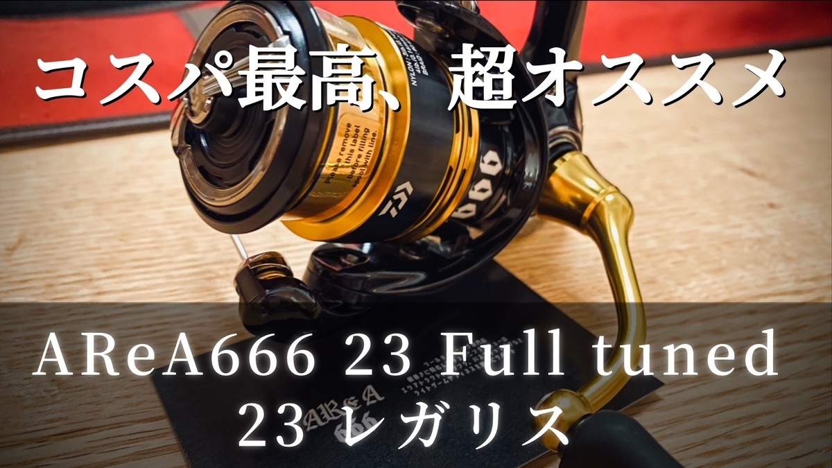 コスパ巻き感ドラグ◎リール】AReA666 Full tuned 23LEGALIS(レガリス