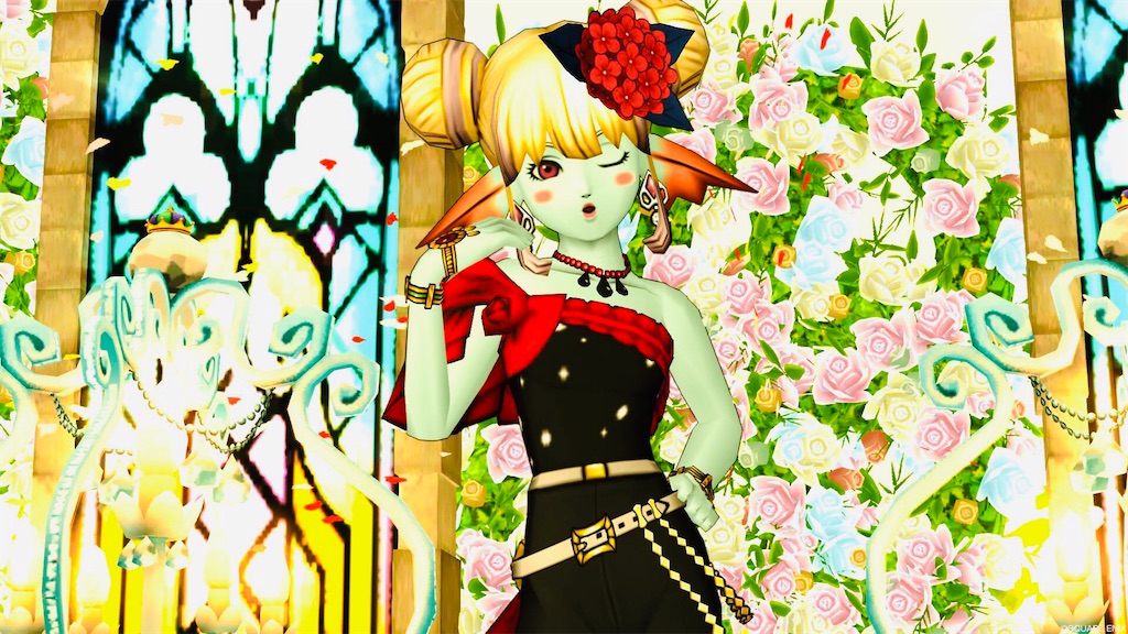 ドレア被りはあるある問題 魚子 レインドレスで大人コーデ 花よりおと団子