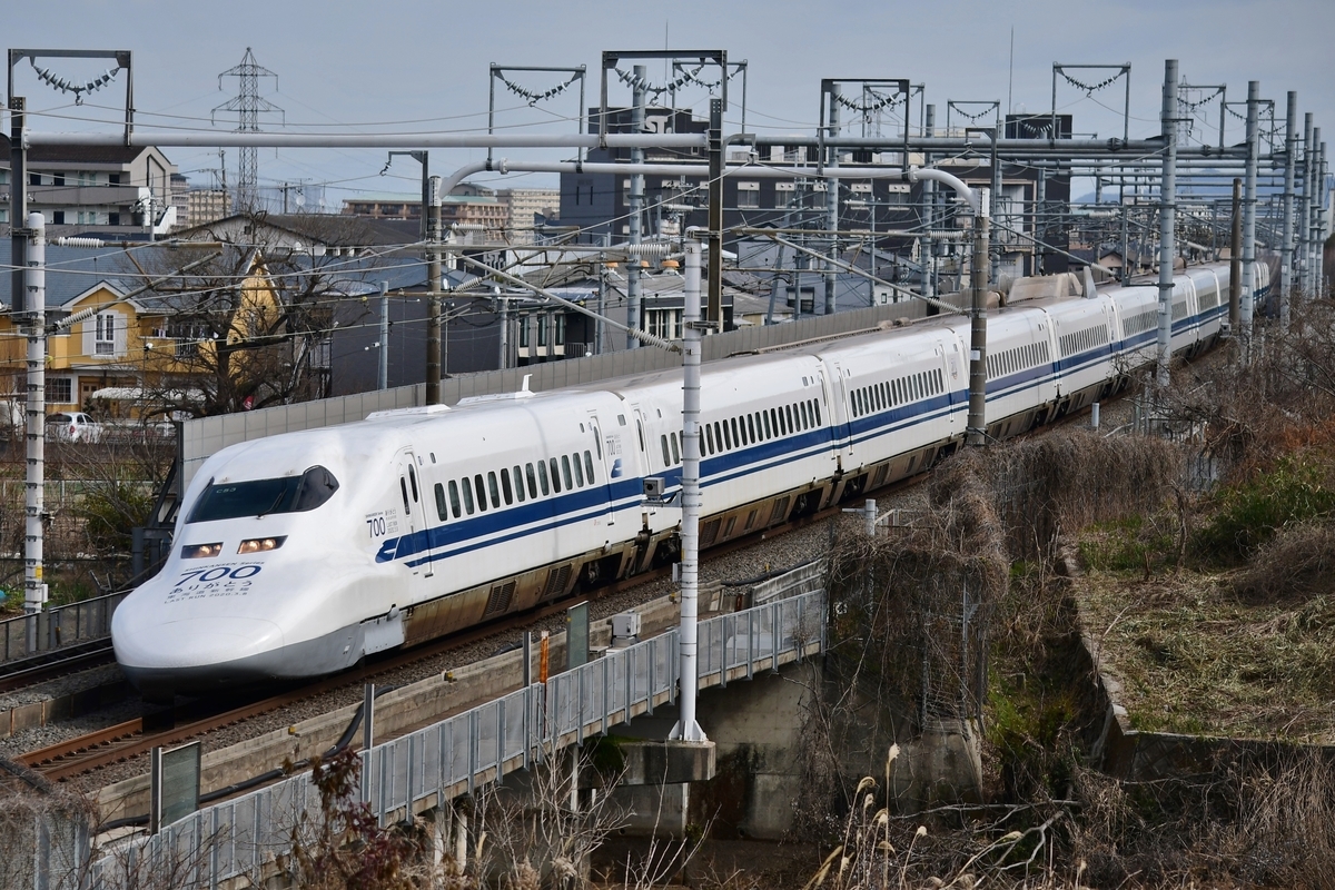 700系ラストラン装飾＠米原-京都＆石山坂本線撮影(2020.2.19