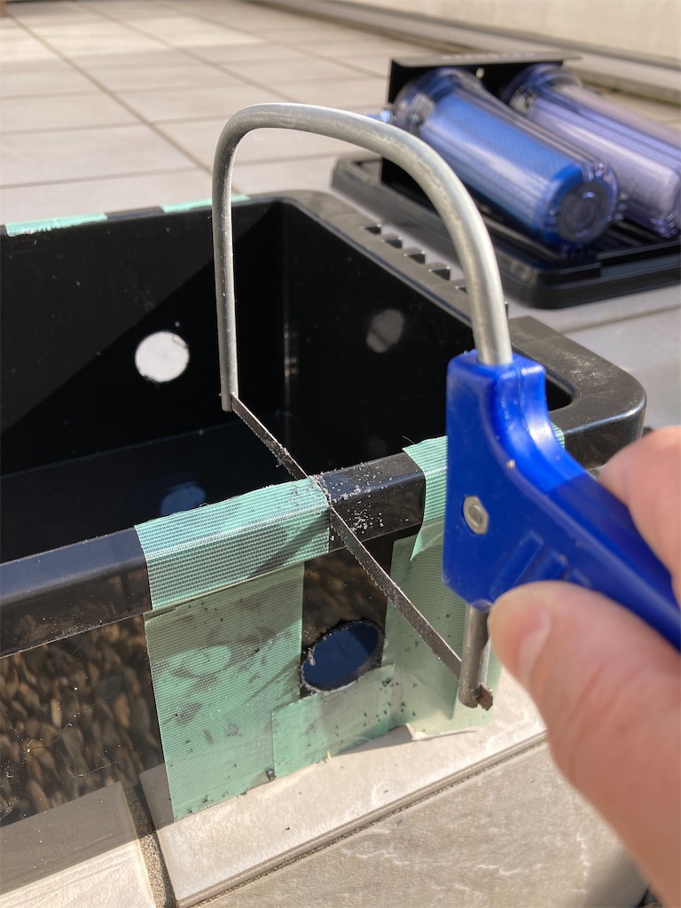 マーフィード浄水器設置!専用BOXでコケ対策も忘れずに - おとと日和 マーフィード浄水器設置!専用BOXでコケ対策も忘れずに - おとと日和