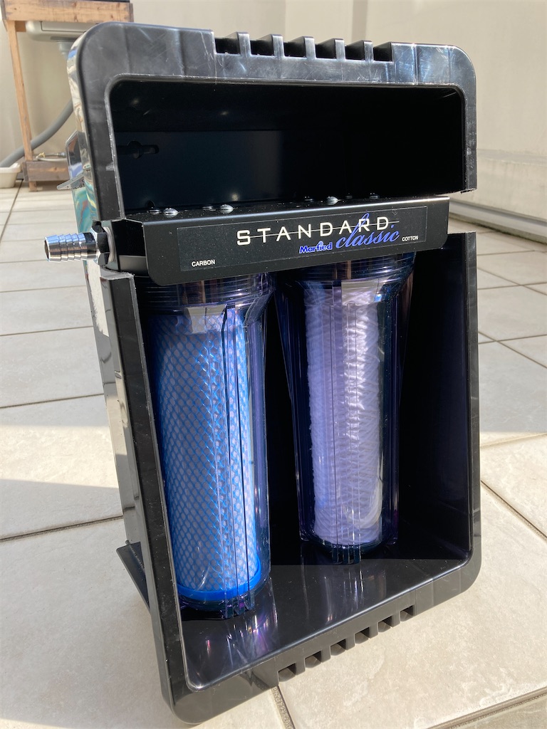 マーフィード浄水器設置！専用BOXでコケ対策も忘れずに - おとと日和