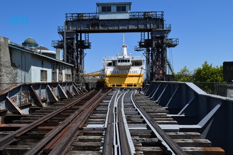 青函連絡船八甲田丸船内の保存車 - 凹凸プラ陳列館