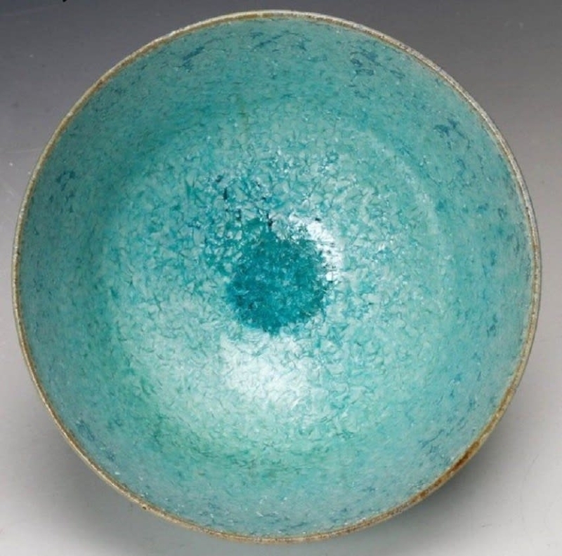 家内が入手した作品 銀河釉 茶碗 中尾哲彰作 その10 - 夜噺骨董談義
