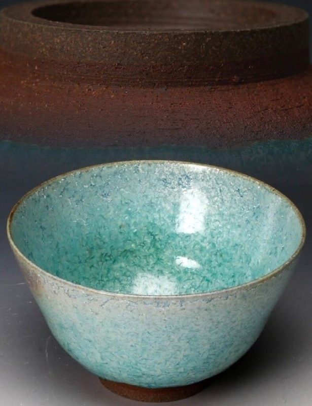 中尾哲彰作　春銀河　茶碗 家内が入手した作品 銀河釉 茶碗 中尾哲彰作 その10 - 夜噺骨董談義