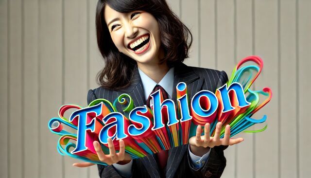 流行と楽しく付き合う女性