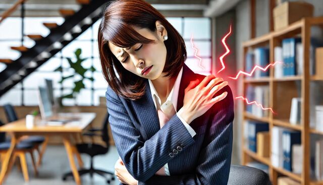 痛みがある女性