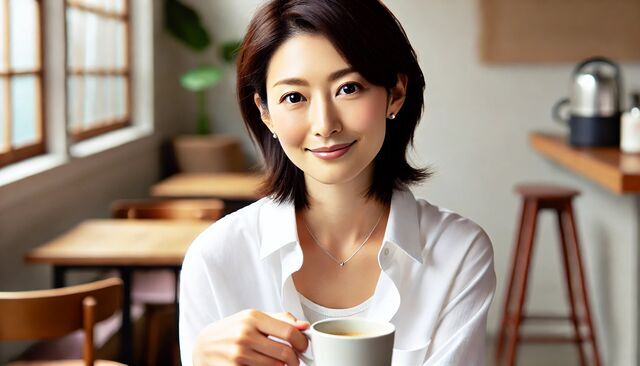 リラックスしている女性
