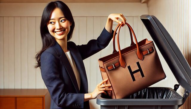 ブランド不要の女性
