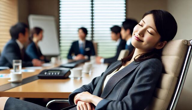 周りに気を使わない女性