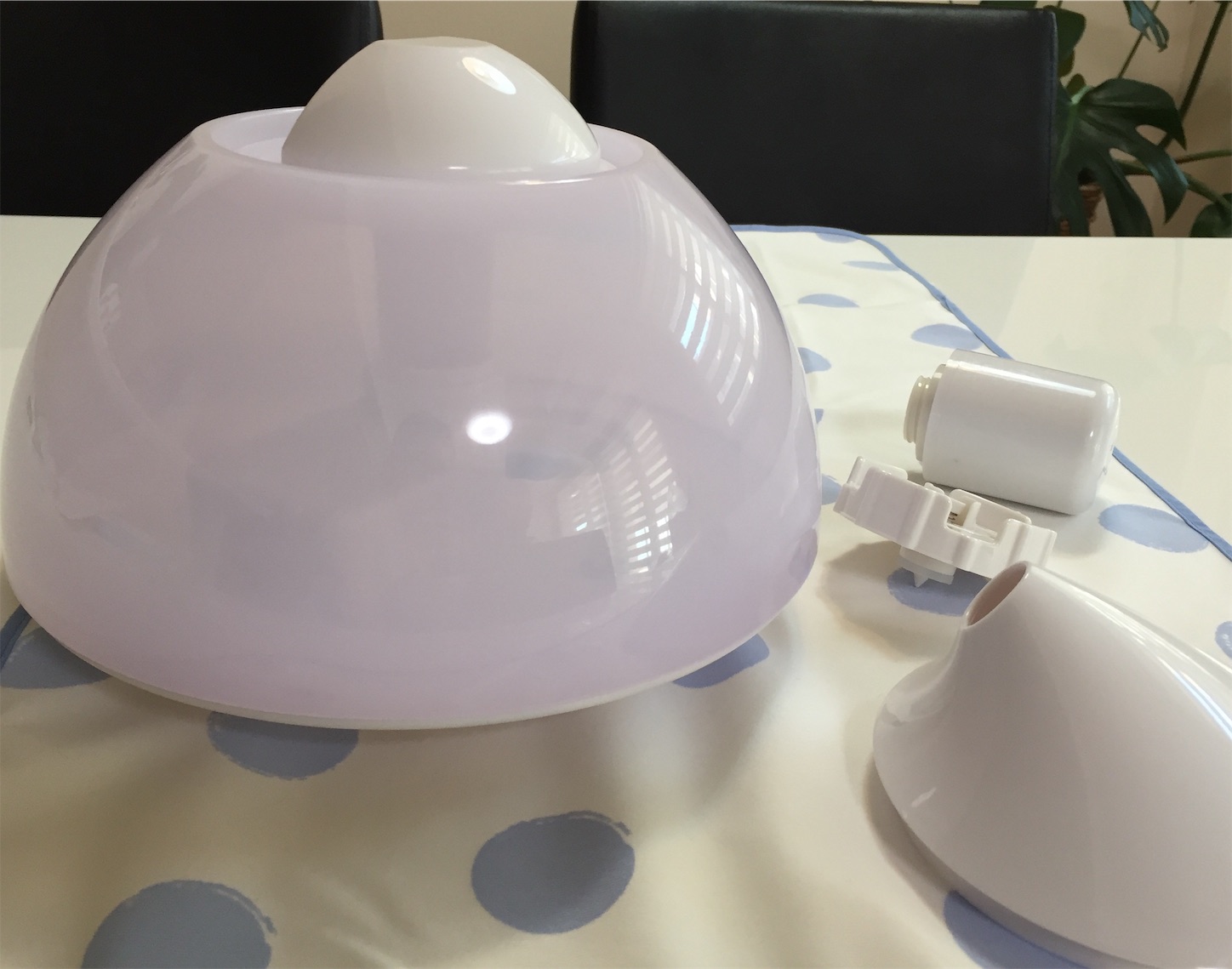 超音波加湿器 しまう前のお掃除 白い粉もoff 子供と一緒にシンプルライフ