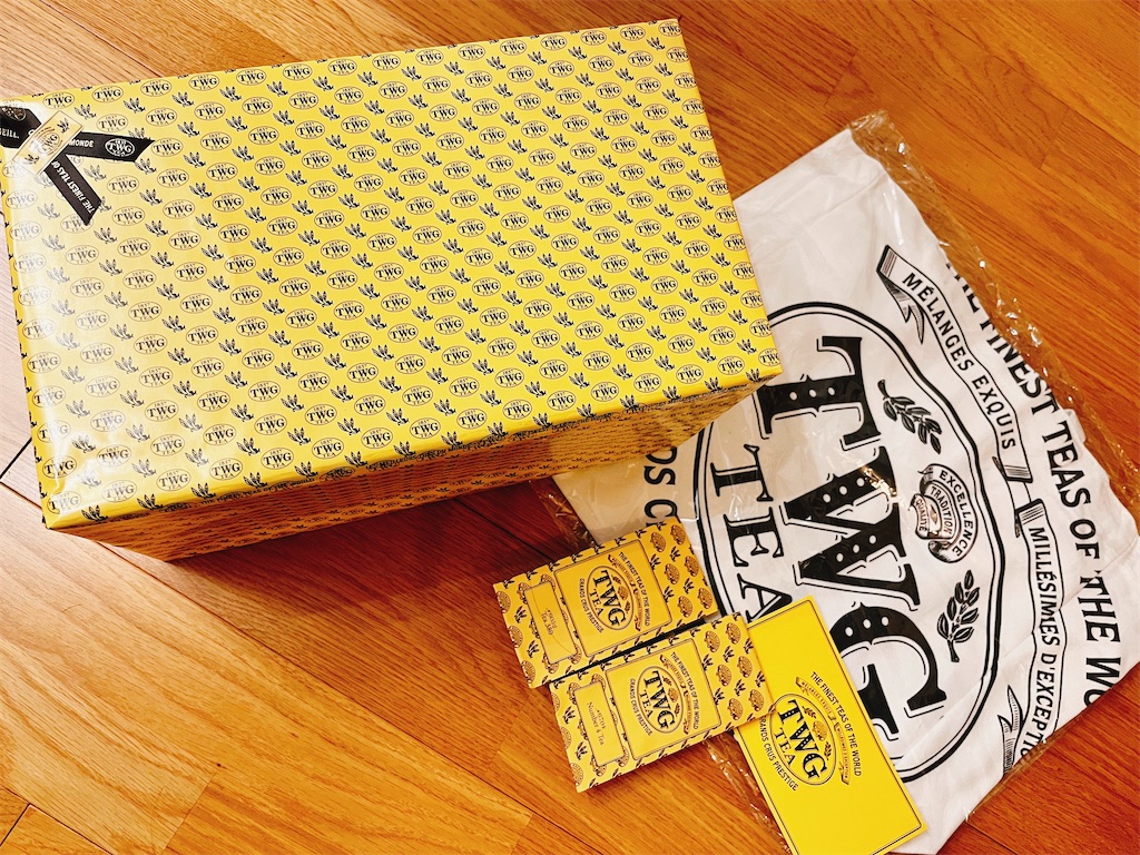 値下げ】TWG TEA 紅茶 シンガポール 空き箱 ショップ袋