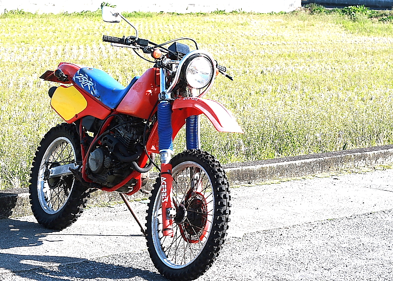XR250R・ME06 レストア完了 - 大きな空の下で