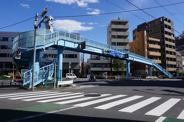 05 07 戸越散歩 07 三ツ又地蔵 三ツ又商店街 倉田歩道橋 時代屋撮影跡地 品川道踏切 大井町歩道橋 大井町駅 Ovanの社会科見学