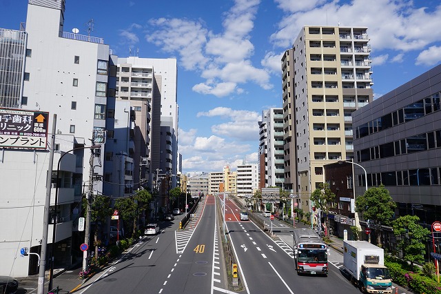 05 07 戸越散歩 07 三ツ又地蔵 三ツ又商店街 倉田歩道橋 時代屋撮影跡地 品川道踏切 大井町歩道橋 大井町駅 Ovanの社会科見学