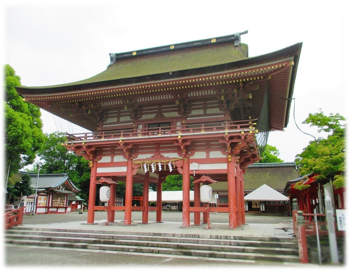 アンティーク 津島神社 津島牛頭天王 彌五郎殿社 居森社 境内摂社 紙本 掛軸 アンティーク 津島神社 津島牛頭天王 彌五郎殿社 居森社 境内