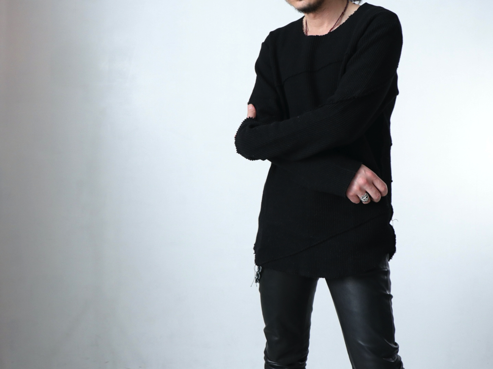入手困難 ASKYY LAYERED KNIT 長袖カットソー (試着のみ) 【公式通販】