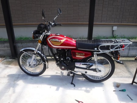 2020-05-11: CG125Fi到着と初期整備DIY - Oyajisculler's blog