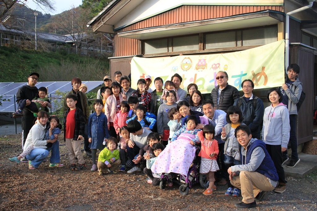 恒例の集合写真の記念撮影