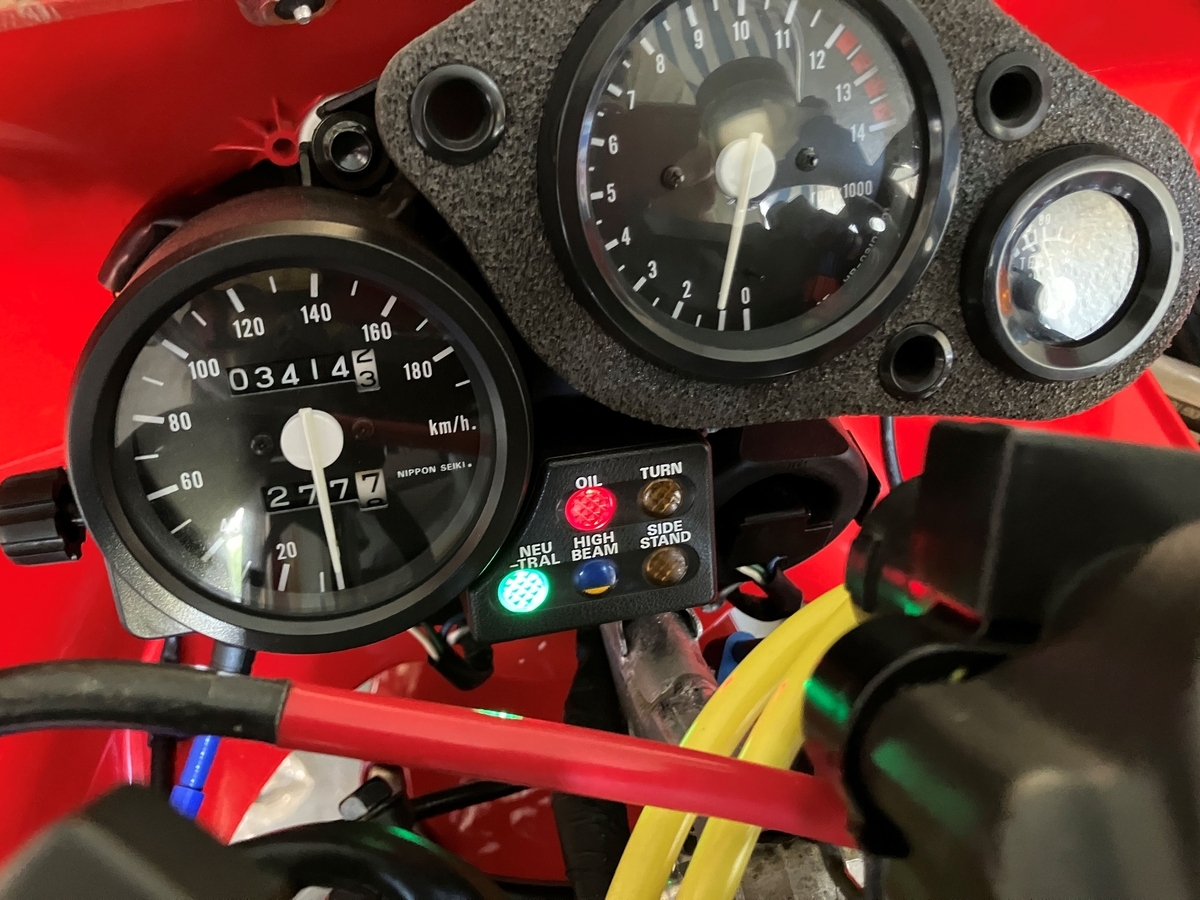 MC21のオイルランプが点灯・・・の巻 - GSX-RときどきNSRところにより
