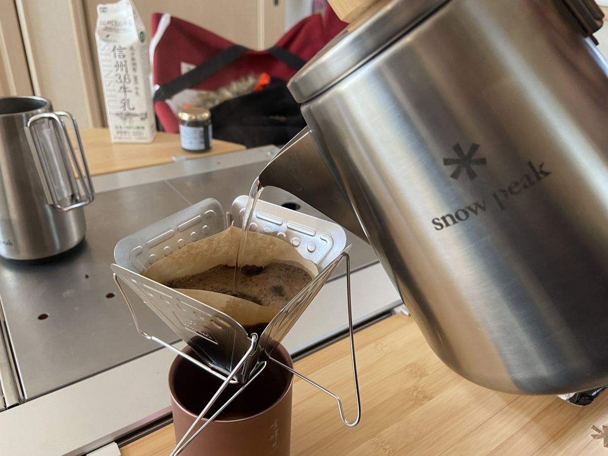 スノーピーク　snowpeak コーヒーミル　コーヒードリッパー　焚き火台型 フォールディングコーヒードリッパー 「焚火台型」(CS-113