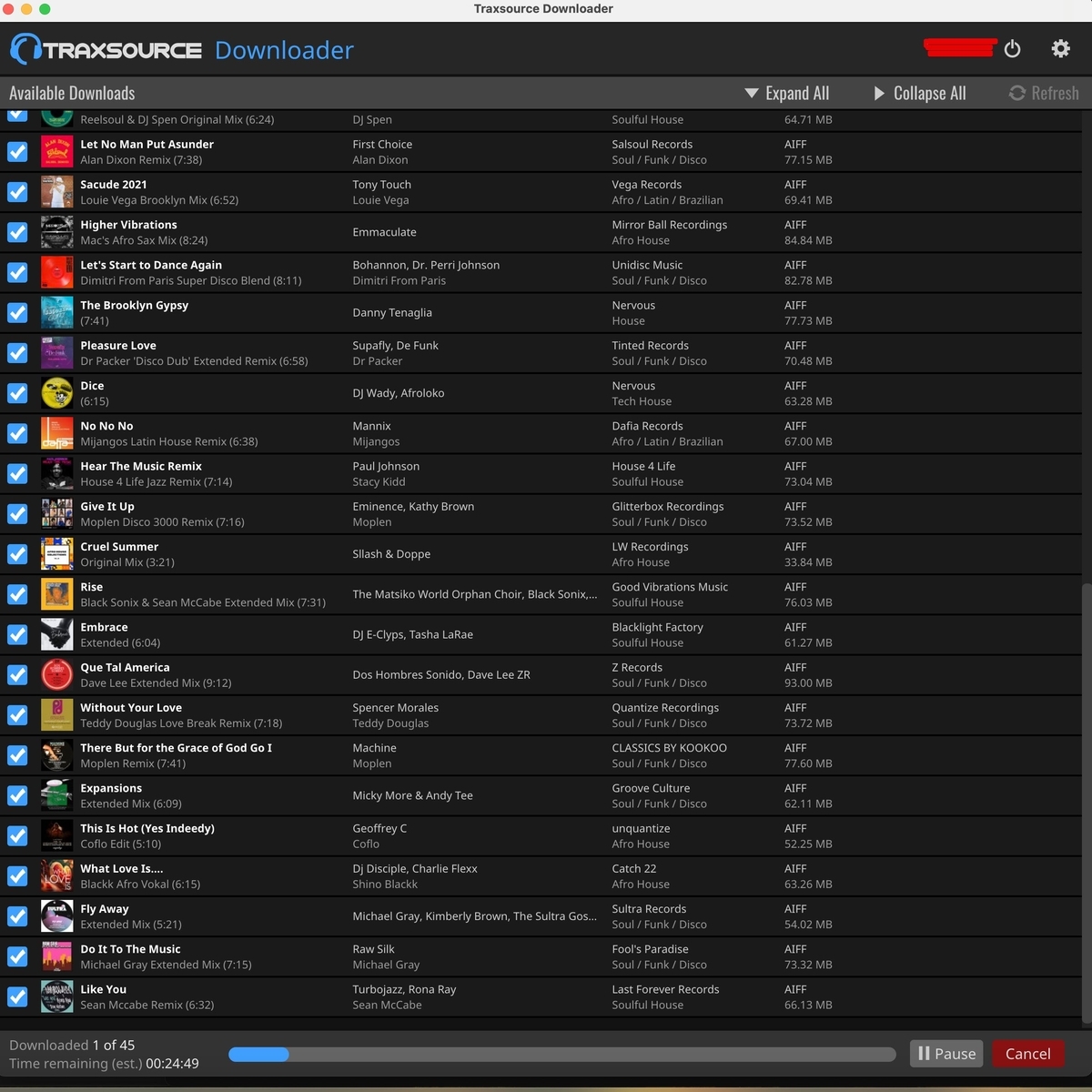 自分へのご褒美！45曲（100ドル相当）を購入！ - 東京生まれHOUSE MUSIC育ち