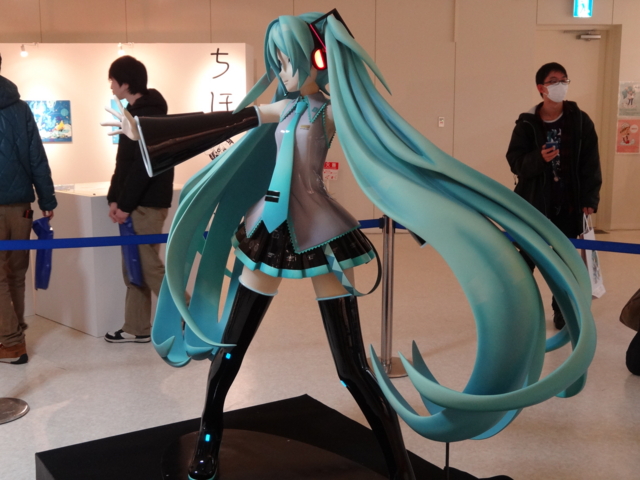 雪ミク2013】新千歳空港イベント『ちほてん』、等身大初音ミク