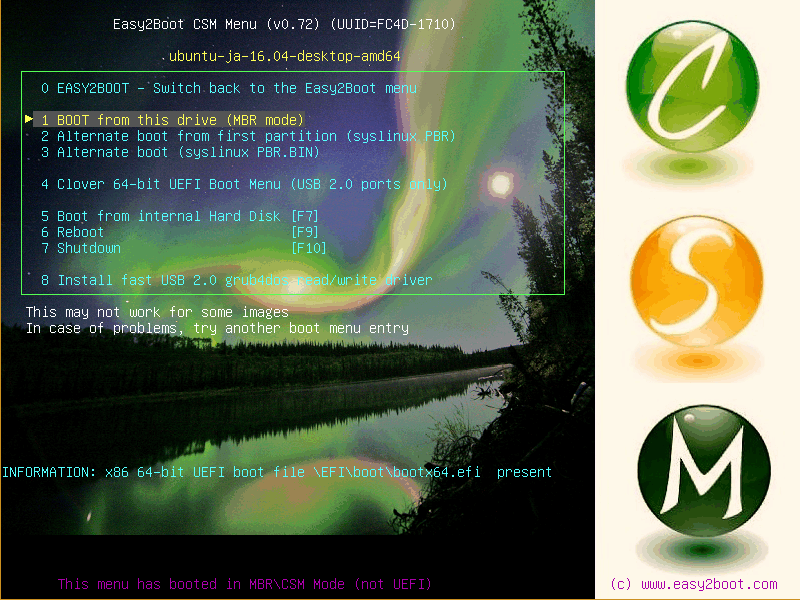 E2B_imgPTN_Ubuntu-MBRboot-CSMmenu