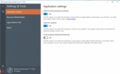 App-settings
