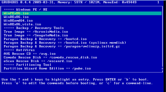 15-pxe_grub4dos_bootmenu