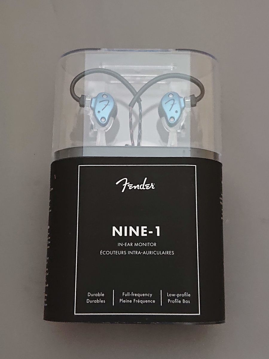 レビュー】FENDER NINE 1(海外イヤホン)迫力のある低音！BA搭載で高