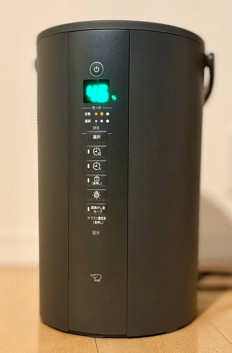 象印 スチーム式加湿器 EE-TA60-BM 未開封　ブラック2024年袋 象印 スチーム式加湿器 ソフトブラック EE-TA60-BM 4.0リットル