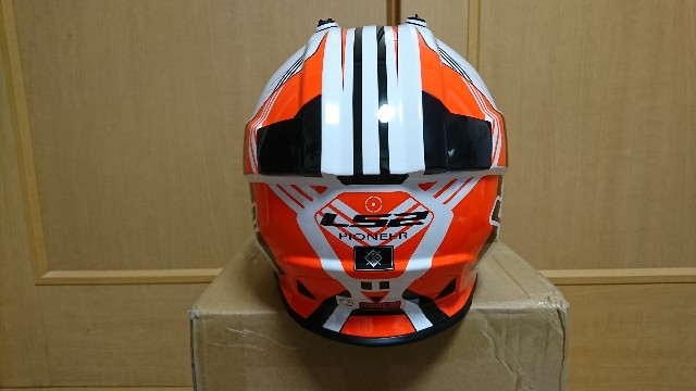 オフロード モタード乗りの方にシールド付きオフロードヘルメットはどうでしょう Ls2 Pioneer Mx436 パニックライダーの非常口