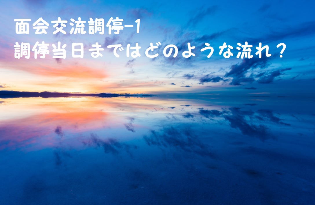面会交流調停-1 調停当日まではどのような流れ?