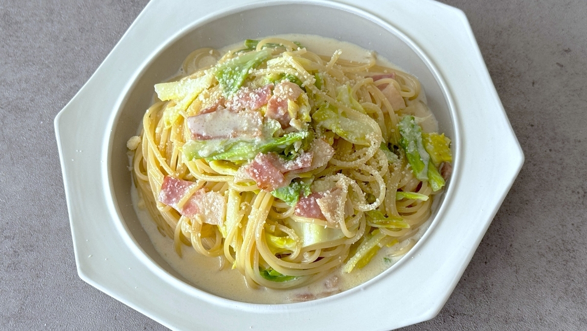 「めんつゆ大さじ2」と「牛乳100ml」。超ウマい“クリーム風”家パスタ【元イタリアン料理人が教える】
