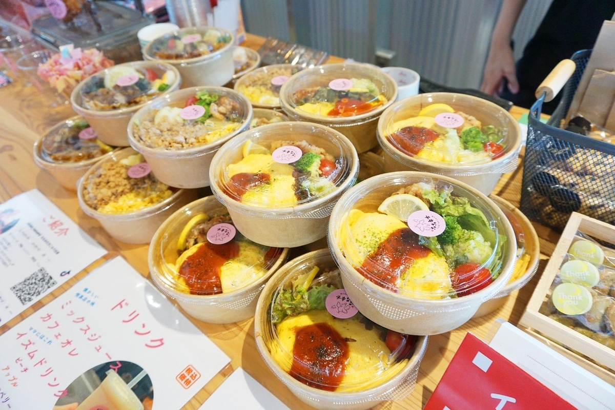チキななのイベント出店の様子
