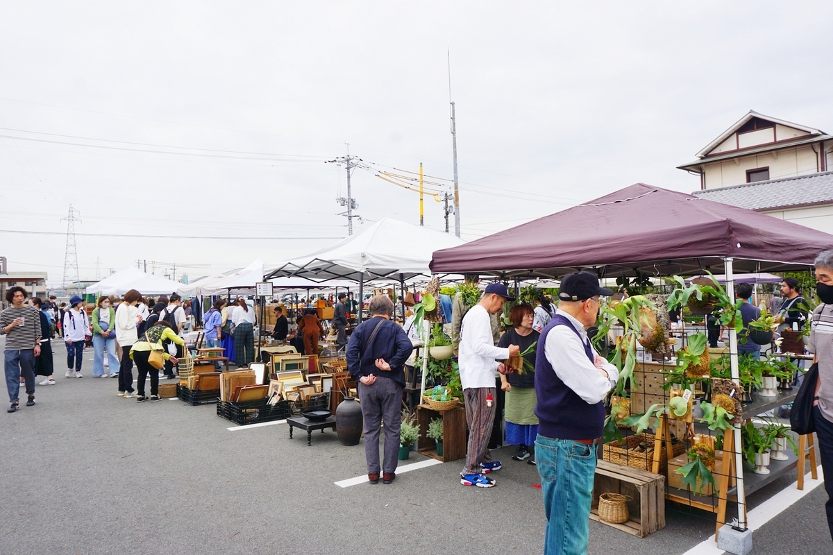 早島筵蚤市：第壱回の様子