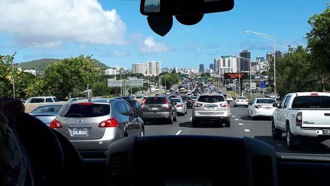 ハワイ渋滞
