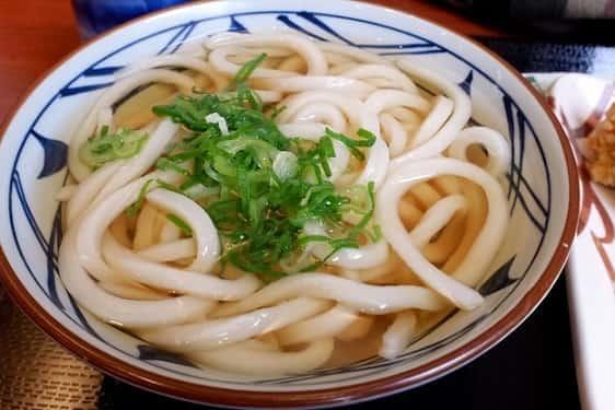 丸亀製麺かけうどん