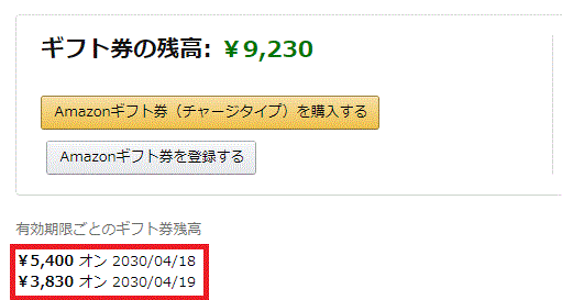 Amazonギフトコード