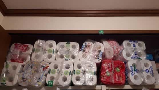 トイレットペーパー備蓄