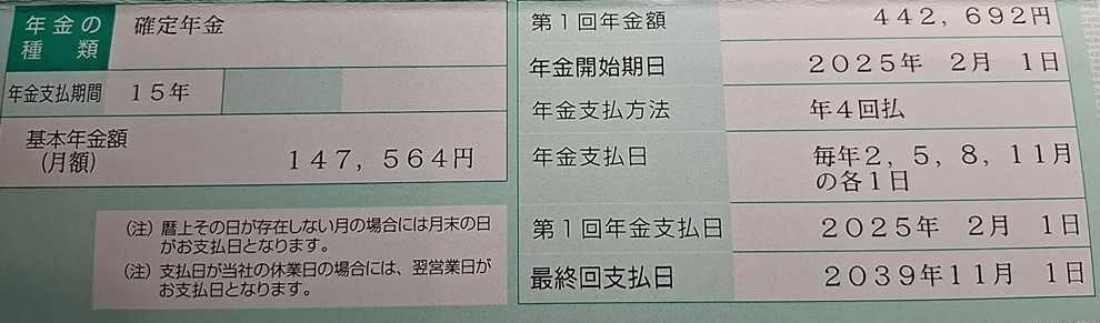 個人年金総額