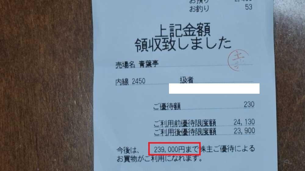株主優待