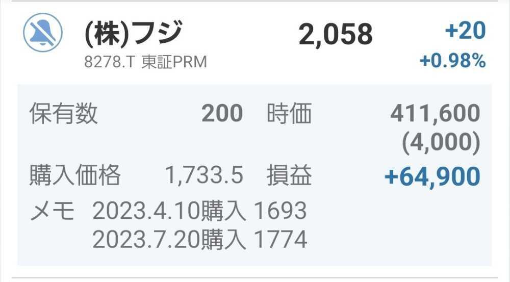 フジ投資