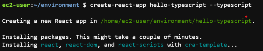 Aws Cloud9でreactの環境構築 のんびり勉強記録